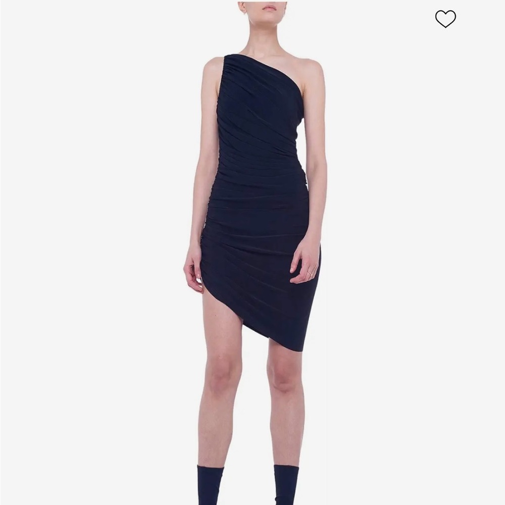 Norma Kamali - Black Mini Diana Dress - XS